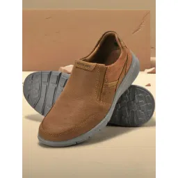 Woodland Men's Camel Slip On Shoes-picture-47