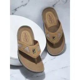 Woodland Men's Camel Thong Sandals-picture-27