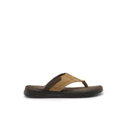 Woodland Men's Camel Thong Sandals-picture-37