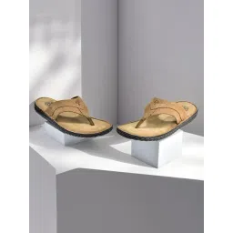 Woodland Men's Camel Thong Sandals-picture-49