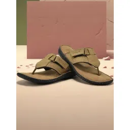 Woodland Men's Camel Thongs-picture-30