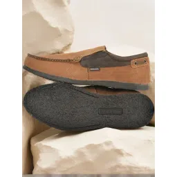 Woodland Men's Cashew Brown Casual Loafers-picture-32