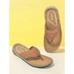 Woodland Men's Cashew Brown Thong Sandals-picture-37