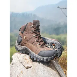 Woodland Men's Dark Brown & Tan Casual Boots-picture-32