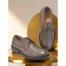 Woodland Men's Dark Brown Formal Derby Shoes-picture-33