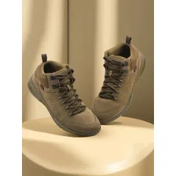 Woodland Men's Dubai Khaki Ankle High Sneakers-picture-27