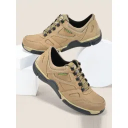Woodland Men's Dubai Khaki Hiking Shoes-picture-11