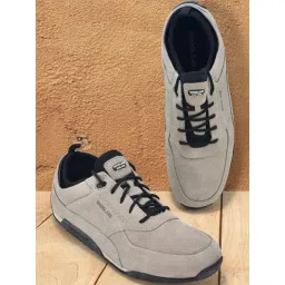 Woodland Men's Grey Casual Sneakers-picture-43