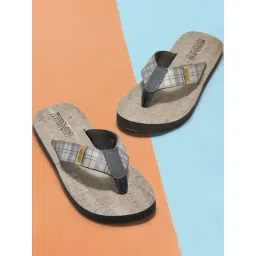 Woodland Men's Grey Flip Flops-picture-44