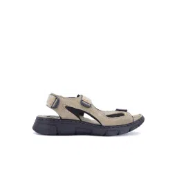Woodland Men's Khaki Floater Sandals-picture-31