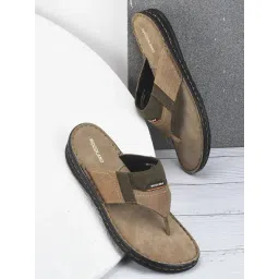 Woodland Men's Khaki Thong Sandals-picture-32