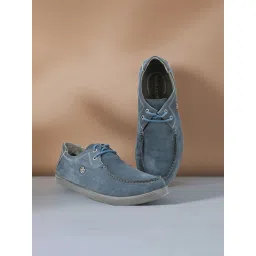 Woodland Men's Navy Casual Sneakers image 1