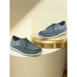 Woodland Men's Navy Derby Shoes-picture-26