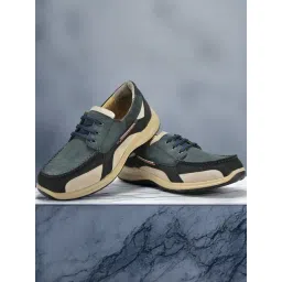 Woodland Men's Navy Derby Shoes-picture-31