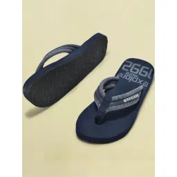 Woodland Men's Navy Flip Flops-picture-31