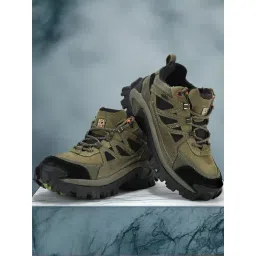 Woodland Men's Olive Casual Boots-picture-45