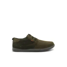 Woodland Men's Olive Casual Sneakers-picture-38