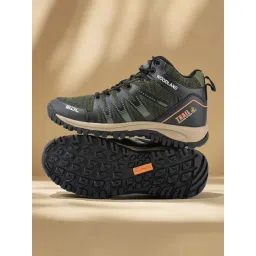 Woodland Men's Olive Casual Sneakers-picture-40