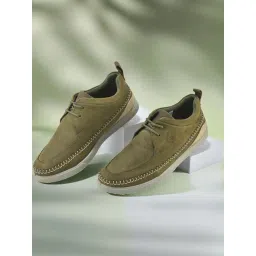 Woodland Men's Olive Derby Shoes-picture-30