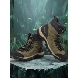 Woodland Men's Olive Green Boots-picture-29