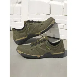 Woodland Men's Olive Green Casual Sneakers-picture-42