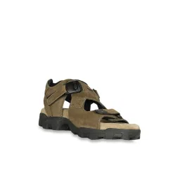 Woodland Men's Olive Green Floater Sandals image 1