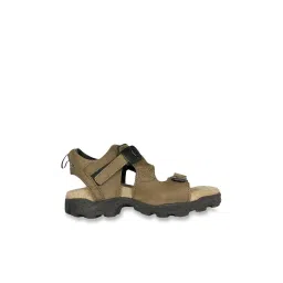 Woodland Men's Olive Green Floater Sandals image 2