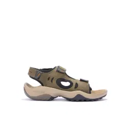 Woodland Men's Olive Green Floaters-picture-36