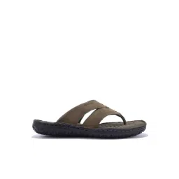 Woodland Men's Olive Green Thongs-picture-36