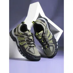 Woodland Men's Olive Hiking Shoes-picture-24