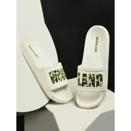 Woodland Men's Olive Slides-picture-16