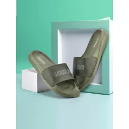 Woodland Men's Olive Slides-picture-14