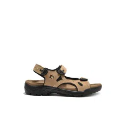 Woodland Men's Paris Khaki Floater Sandals-picture-39