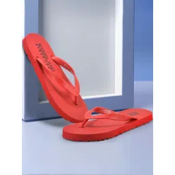 Woodland Men's Red Flip Flops-picture-45