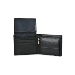 WOODLAND Mens Solid Black Wallet image 4