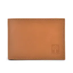 WOODLAND Mens Solid Tan Wallet image 1