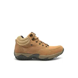 Woodland Men's Tan Derby Boots-picture-15