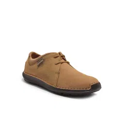 Woodland Men's Tan Derby Shoes-picture-11