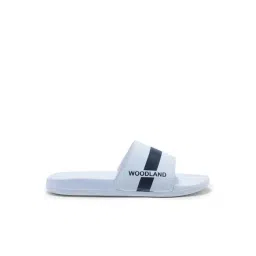 Woodland Men's White & Black Slides-picture-45