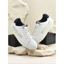 Woodland Men's White Casual Sneakers-picture-36