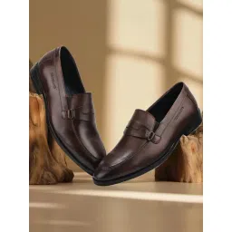 Woodland Men's Wine Slip On Shoes-picture-11