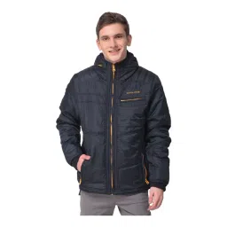 Woodland Navy Polyester Hooded Jacket-picture-19