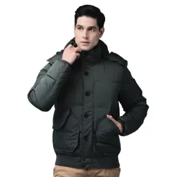 Woodland Olive Regular Fit Jacket-picture-25