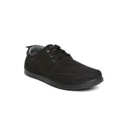 Woodland ProPlanet Men Black Nubuck Leather Sneakers-picture-26
