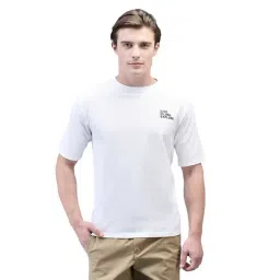 Woodland White Regular Fit Crew T-Shirt-picture-19