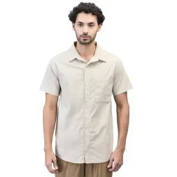Woodland White Regular fit Solid Shirt-picture-10