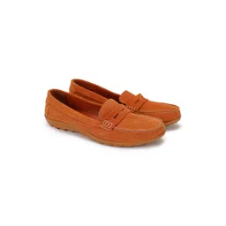 Woodland Women Solid Suede Loafers-picture-30