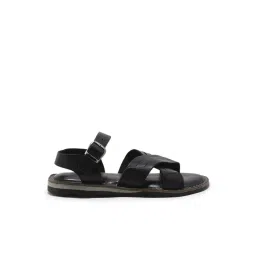 woodland Woods Men's Black Ankle Strap Sandals-picture-31
