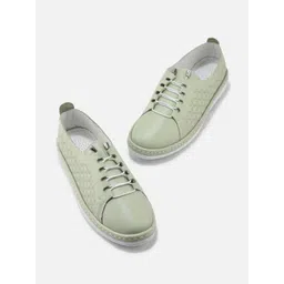 Woods Women Perforations Leather Sneakers-picture-49