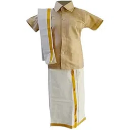 woodvin Boys Silk Cotton Traditional Ethnic Wear Dhoti&Shirt Set2-picture-40